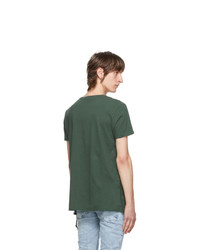 Ksubi Green Seeing Lines T Shirt