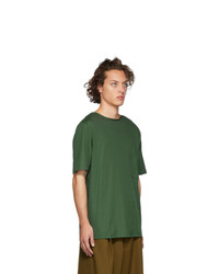 Lemaire Green Sunspel Edition Pocket T Shirt