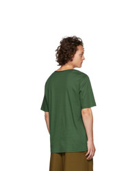 Lemaire Green Sunspel Edition Pocket T Shirt