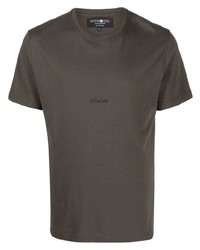 Hydrogen Logo Print Crewneck T Shirt