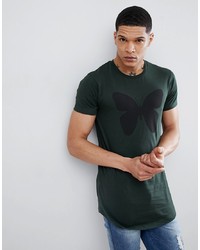 Good For Nothing Muscle T Shirt In Green With Logo