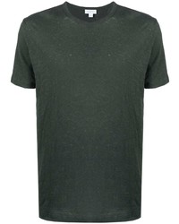 Sunspel Plain Cotton Linen T Shirt