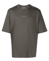 adidas Rib Detail Logo T Shirt