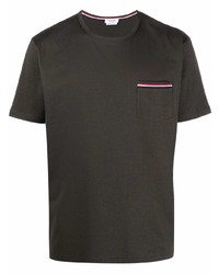 Thom Browne Rwb Stripe Cotton T Shirt