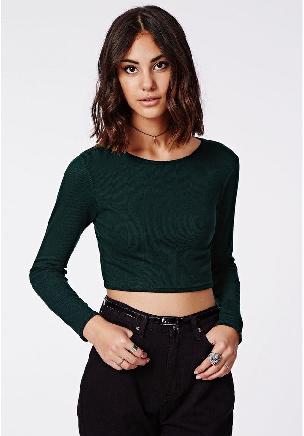 https://cdn.lookastic.com/dark-green-cropped-sweater/missguided-georgina-ribbed-long-sleeve-crop-top-deep-green-110452-original.jpg