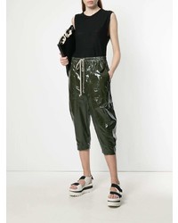 Rick Owens DRKSHDW Cropped Tapered Trousers
