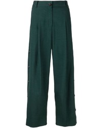 Maiyet Cropped Buttoned Trousers