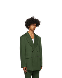 Han Kjobenhavn Green Boxy Double Breasted Blazer