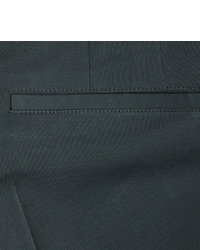 Paul Smith Green Slim Fit Cotton And Silk Blend Suit Trousers