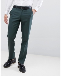 ASOS DESIGN Slim Suit Trousers In Forest Green