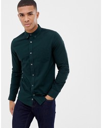 Burton Menswear Oxford Shirt In Green