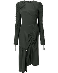Versace Ruched Drawstring Dress