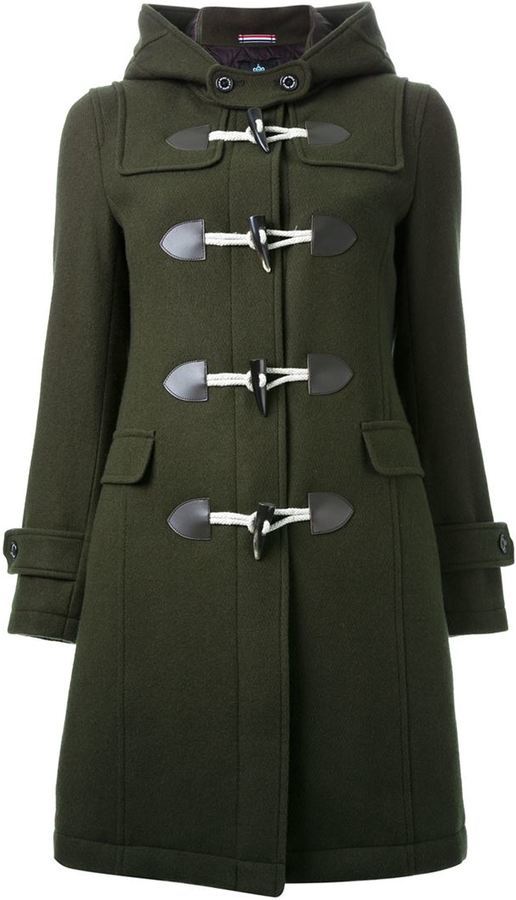 GUILD PRIME Hooded Duffle Coat, $600 | farfetch.com | Lookastic