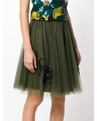 P.A.R.O.S.H. Sequin Embellished Full Skirt