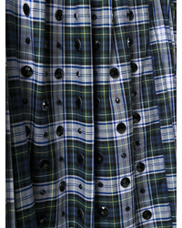 No.21 No21 Embellished Tartan Skirt