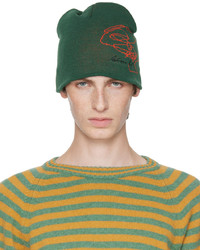 Andersson Bell Green Embroidery Jacquard Beanie