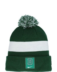 Nike Greenwhite Dartmouth Big Green Sideline Team Cuffed Knit Hat With Pom At Nordstrom