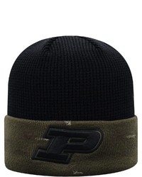 Top of the World Oliveblack Purdue Boilermakers Oht Military Appreciation Skully Cuffed Knit Hat At Nordstrom