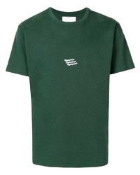 Reception Embroidered Logo Cotton T Shirt