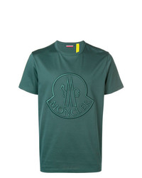 Men's Dark Green Crew-neck T-shirts by 