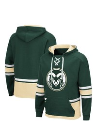Colosseum Green Colorado State Rams Lace Up 30 Pullover Hoodie At Nordstrom