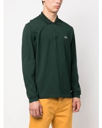 Lacoste Embroidered Logo Long Sleeve Polo Shirt