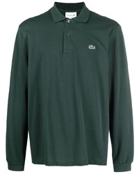 Lacoste Embroidered Logo Long Sleeve Polo Shirt