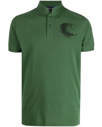 Shanghai Tang Feather Embroidery Polo Shirt