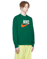 Nike Green Cotton Sweatshirt