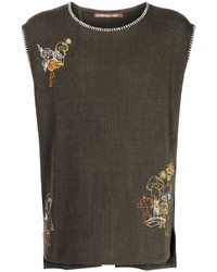 Andersson Bell Mushroom Embroidered Vest