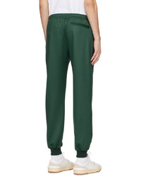 Lanvin Green Embroidered Lounge Pants