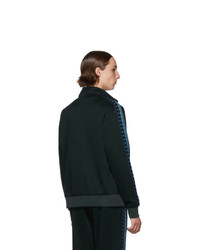 Missoni Green Crest Zip Sweater