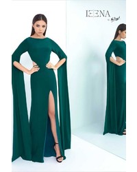 Ieena For Mac Duggal Hi Neck Gown Style 25536i