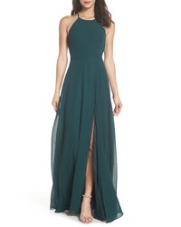 Jenny Yoo Kayla A Line Halter Gown