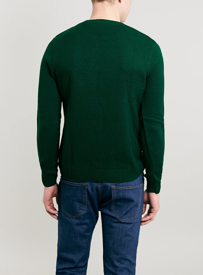 Topman clearance green jumper