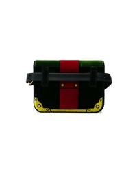 Prada Multicoloured Trompe Lil Small Velvet Belt Bag