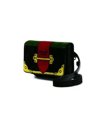 Prada Multicoloured Trompe Lil Small Velvet Belt Bag
