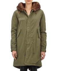 Mr And Mrs Italy Fur Lined Parka Multi
