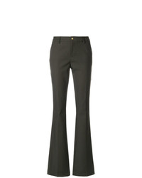 Pt01 Flared High Waisted Trousers