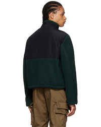 Reese Cooper®  Green And Black Sherpa Fleece Jacket