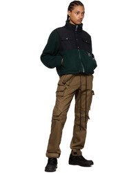 Reese Cooper®  Green And Black Sherpa Fleece Jacket