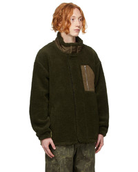 Ambush Green Wool Fleece Jacket
