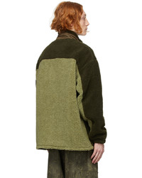 Ambush Green Wool Fleece Jacket