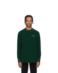 Dark Green Fleece Sweatshirt