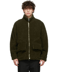 Mr. Saturday Green Sherpa Fleece Jacket