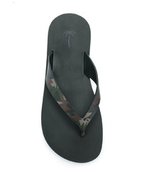 Tomas Maier Camouflage Palm Tree Flip Flops