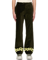 Saintwoods Green Flower Trousers