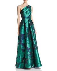 Carmen Marc Valvo Infusion One Shoulder Gown