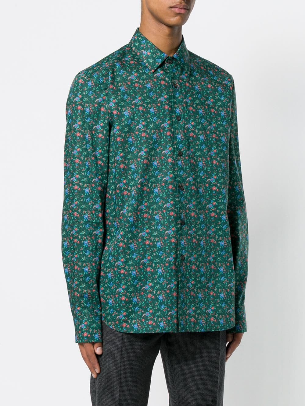 Prada Floral Shirt, $260 | farfetch.com | Lookastic