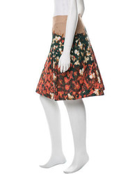 Akris Punto Floral Skirt W Tags